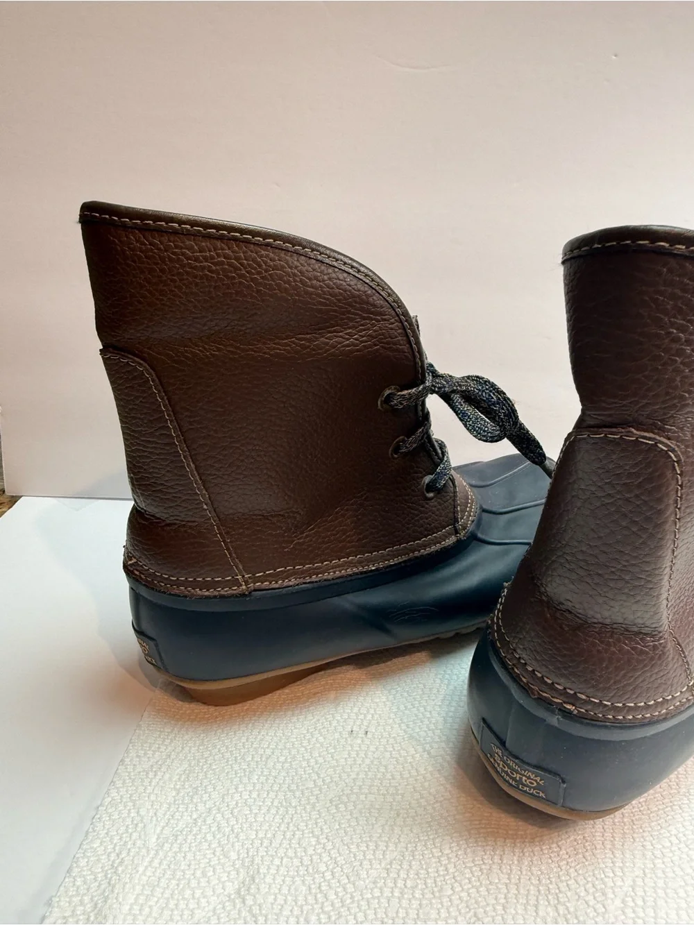 Sporto Duck Boots, Fur Lined Womans Size 8